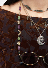 Whimsigoth Perle & Anhänger Kette Sunglasses