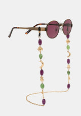 Whimsigoth Perle & Anhänger Kette Sunglasses
