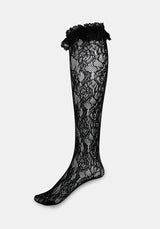 Wispin Lace Frill Lang Stockings