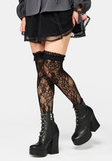 Wispin Lace Frill Lang Stockings