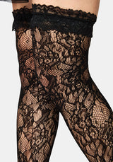 Wispin Lace Frill Lang Stockings
