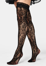 Wispin Lace Frill Lang Stockings