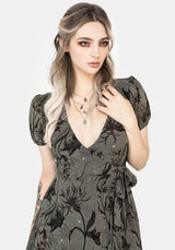 Gloriana Blumenmuster Druck Chiffon Midaxi-Kleid Wickel Kleid