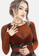 Soulthorn Lang Ärmel Mesh Top