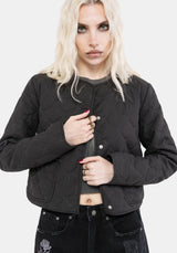 Horizon Witches Knot Cotton Quilted Jacket