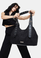 Ophelia Schwarz Gürtel Schulter Tasche