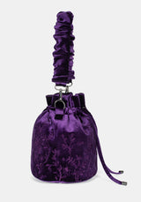 Tamsin Lila Samt Bucket Tasche