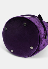 Tamsin Lila Samt Bucket Tasche