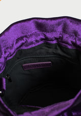 Tamsin Lila Samt Bucket Tasche