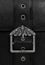 Rosamoth Schnalle Crossbody Satchel Tasche - Schwarz