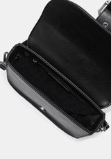 Rosamoth Schnalle Crossbody Satchel Tasche - Schwarz