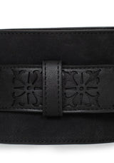 Eugenia Kreuz Schnitt Raus Detail Kunst- Suede Taille Gürtel