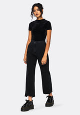 Ceres Baumwolle Motte Broderie Saum Hosen