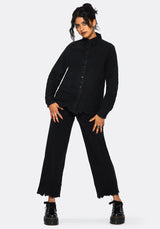 Ceres Baumwolle Motte Broderie Saum Hosen
