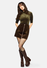 Thornshade Hoch Hals Velours Body