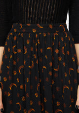 Elura Celestial Druck Maxi Rock