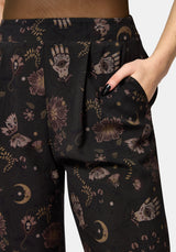 Angela Folk Druck Weit Bein Hose