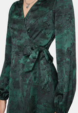 Solara Toile Druck Maxi Kleid