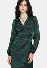 Solara Toile Druck Maxi Kleid