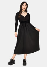 Torrent Knopf Hoch Midi Kleid