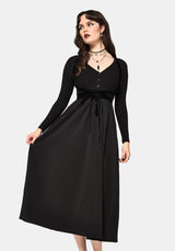 Torrent Knopf Hoch Midi Kleid