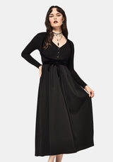 Torrent Knopf Hoch Midi Kleid