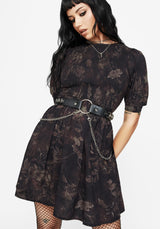 Ashmire Wald Motte Mini Kleid