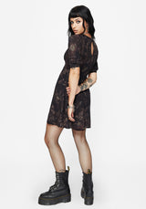 Ashmire Wald Motte Mini Kleid