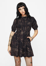 Ashmire Wald Motte Mini Kleid