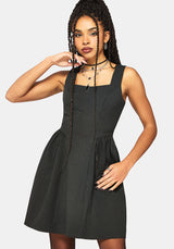 Cairn Streifen Korsett Mini Kleid
