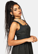Cairn Streifen Korsett Mini Kleid