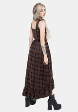 Embla Prüfen Hoch Low Midaxi Kleid