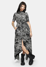 Nara Boudicca Bedruckt Midaxi Kleid