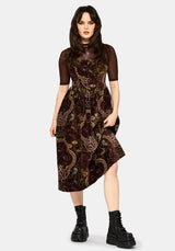 Effie Barock Korsett Mieder Midi Kleid