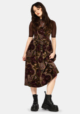 Effie Barock Korsett Mieder Midi Kleid