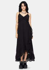 Reck Dobby Rüsche Cami Kleid