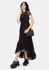 Reck Dobby Rüsche Cami Kleid
