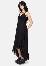 Reck Dobby Rüsche Cami Kleid