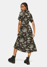 Zorya Winter Maypole Midi Hemd Kleid