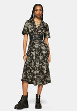 Zorya Winter Maypole Midi Hemd Kleid