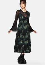 Fernery Bedruckt Midaxi Cami Kleid