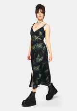 Fernery Bedruckt Midaxi Cami Kleid