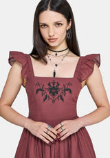 Noirette Broderie Mini Dress