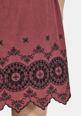 Noirette Broderie Mini Dress