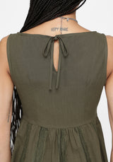 Siora Folklore Bestickt Lace Minikleid