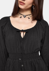 Marcia Bindung Vorderseite Minikleid