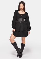 Marcia Bindung Vorderseite Minikleid