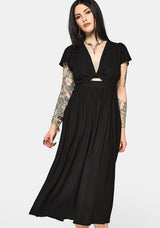Ramone Twist Front Midi Dress