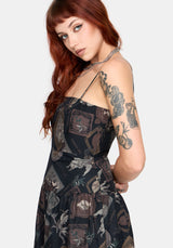 Kleo Relics Baumwolle Print Camisole Midikleid