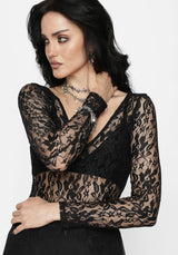 Eltharia Spitze Mieder Maxi Kleid